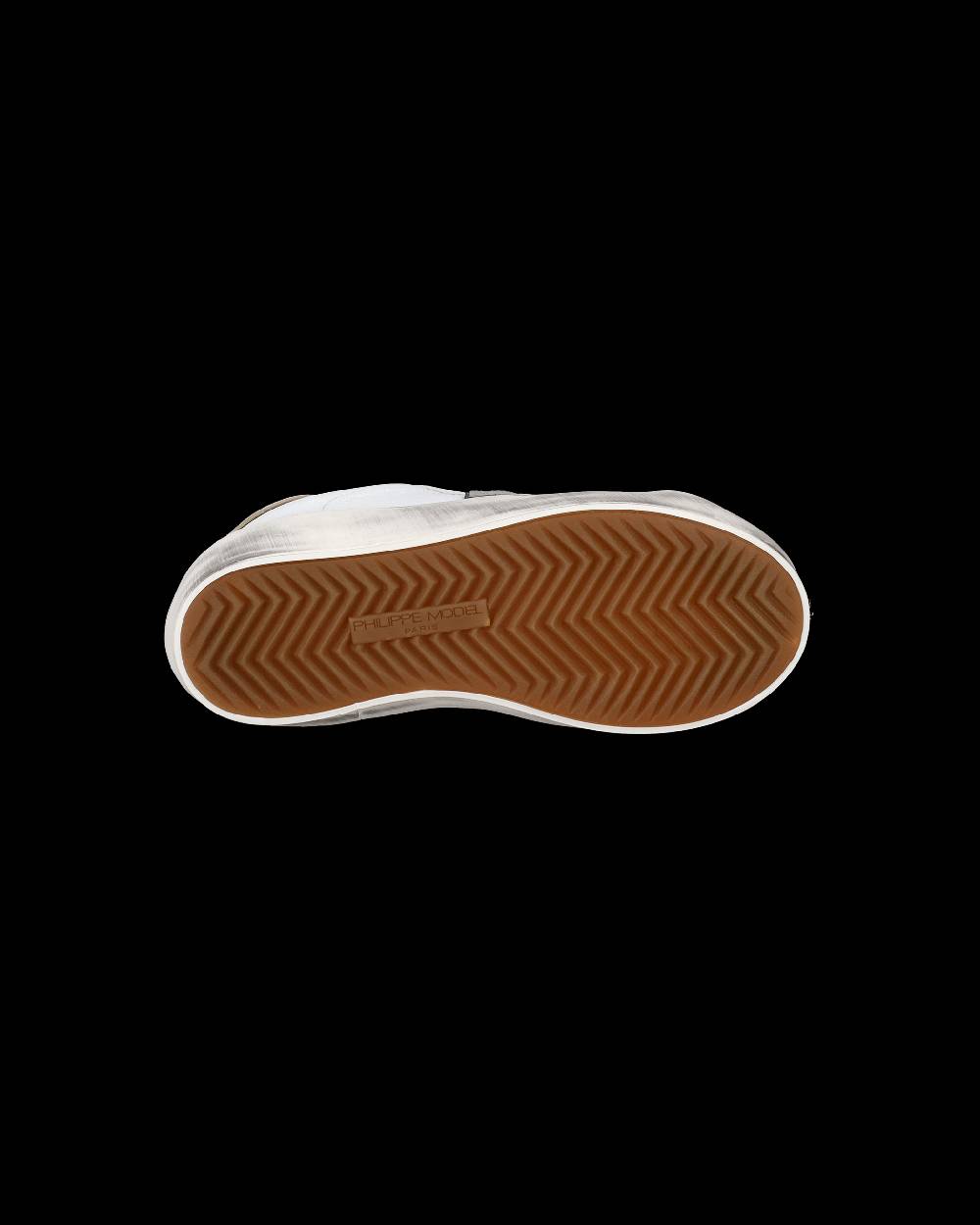 Philippe Model Sneakers da Bambini Prsx Bianche e Verdi in Pelle Sottocosto