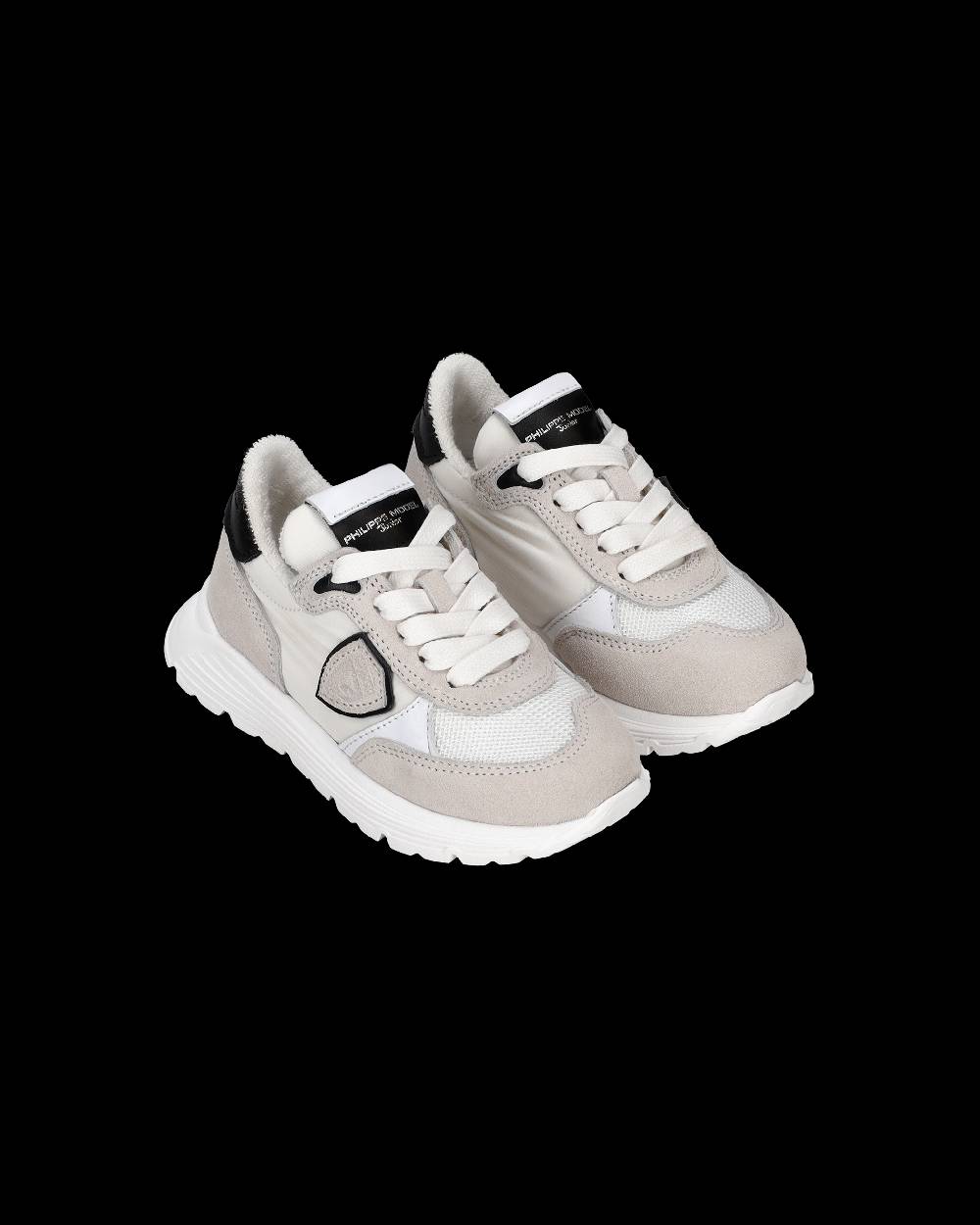 Philippe Model Scarpe da Bambini Antibes Bianche in Tessuto Tecnico Offerta