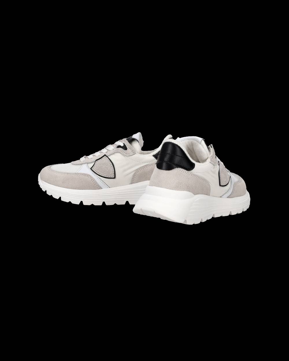 Philippe Model Sneakers Antibes basse da Bambini Bianche in Tessuto Tecnico Economico