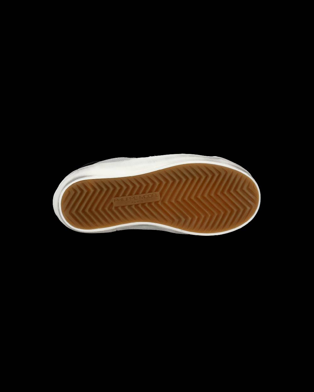 Philippe Model Sneakers Paris da Bambini Argento in Pelle Metal Vendita Calda