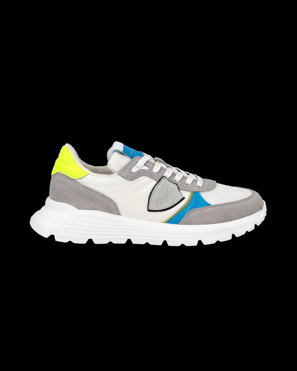 Philippe Model Sneakers Antibes da Bambini Grigie e Gialle in Pelle Vendite Flash