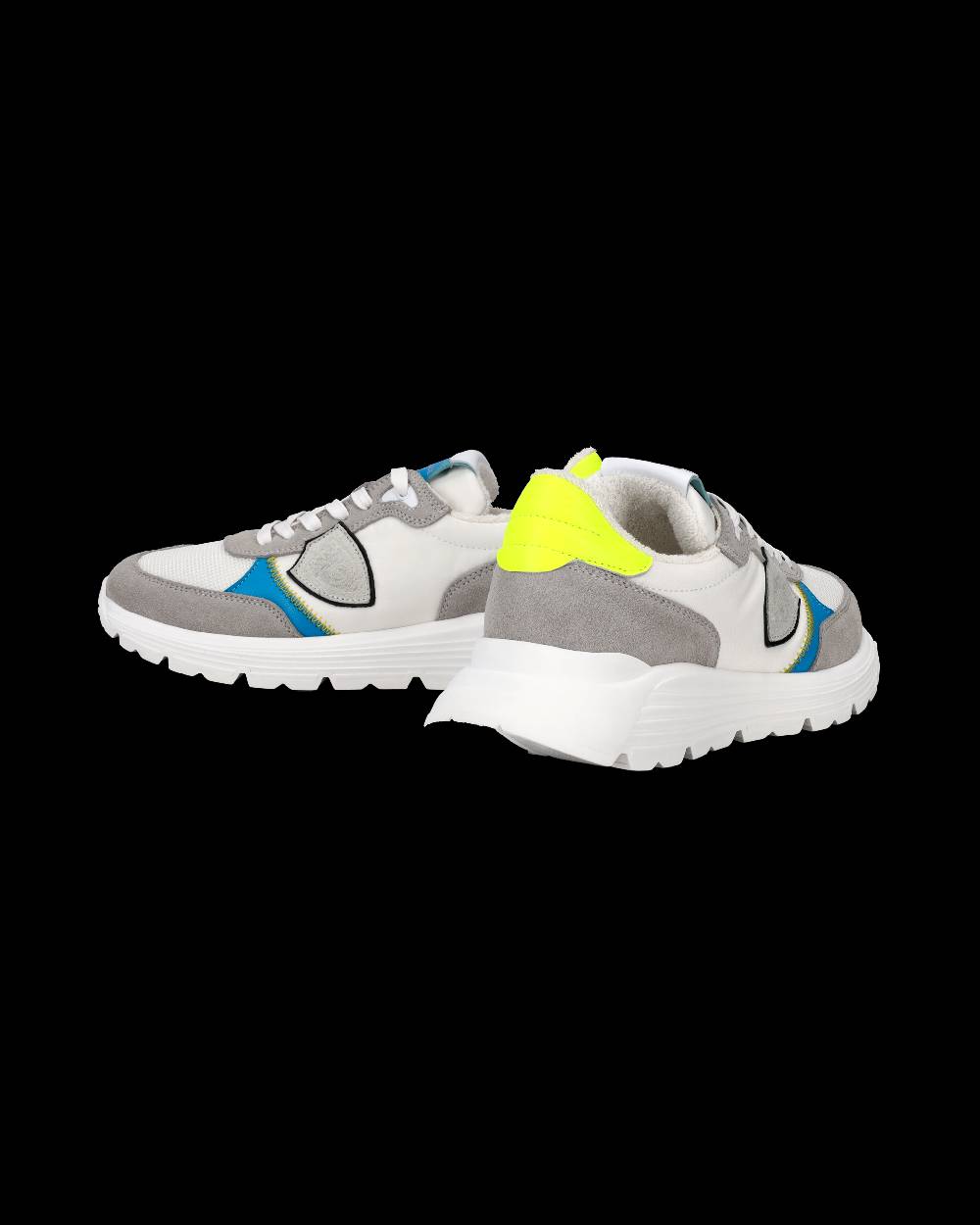 Philippe Model Sneakers Antibes da Bambini Grigie e Gialle in Pelle Vendite Flash