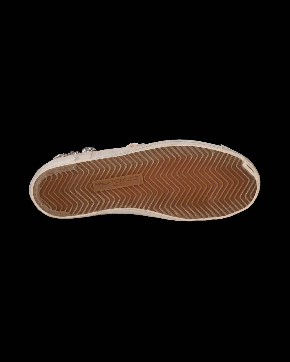 Philippe Model Sneaker Prsx Donna Con Cristalli, Bianco Nuova