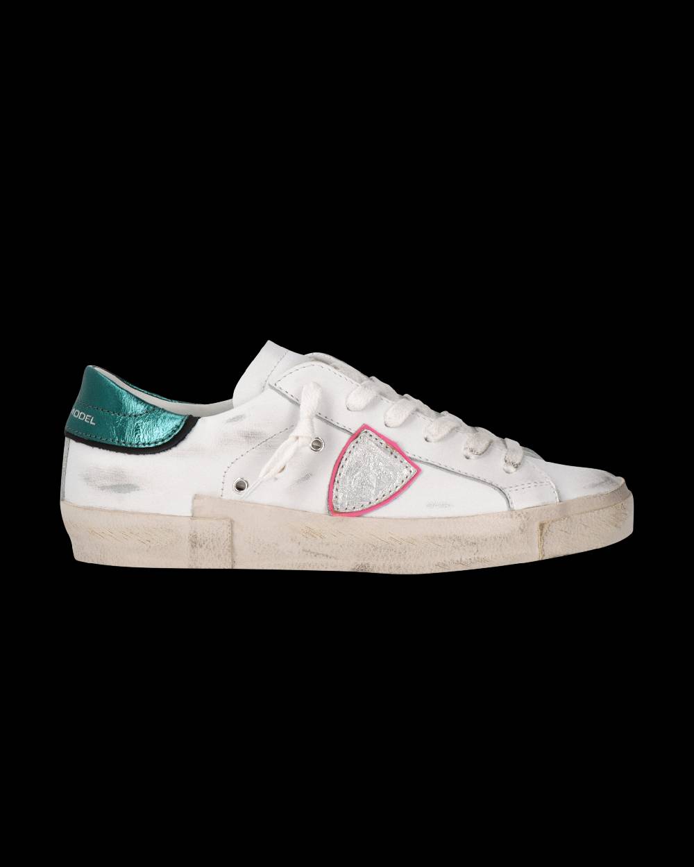 Philippe Model Sneaker Prsx Donna, Bianco e Petrolio Soddisfazione Garantita