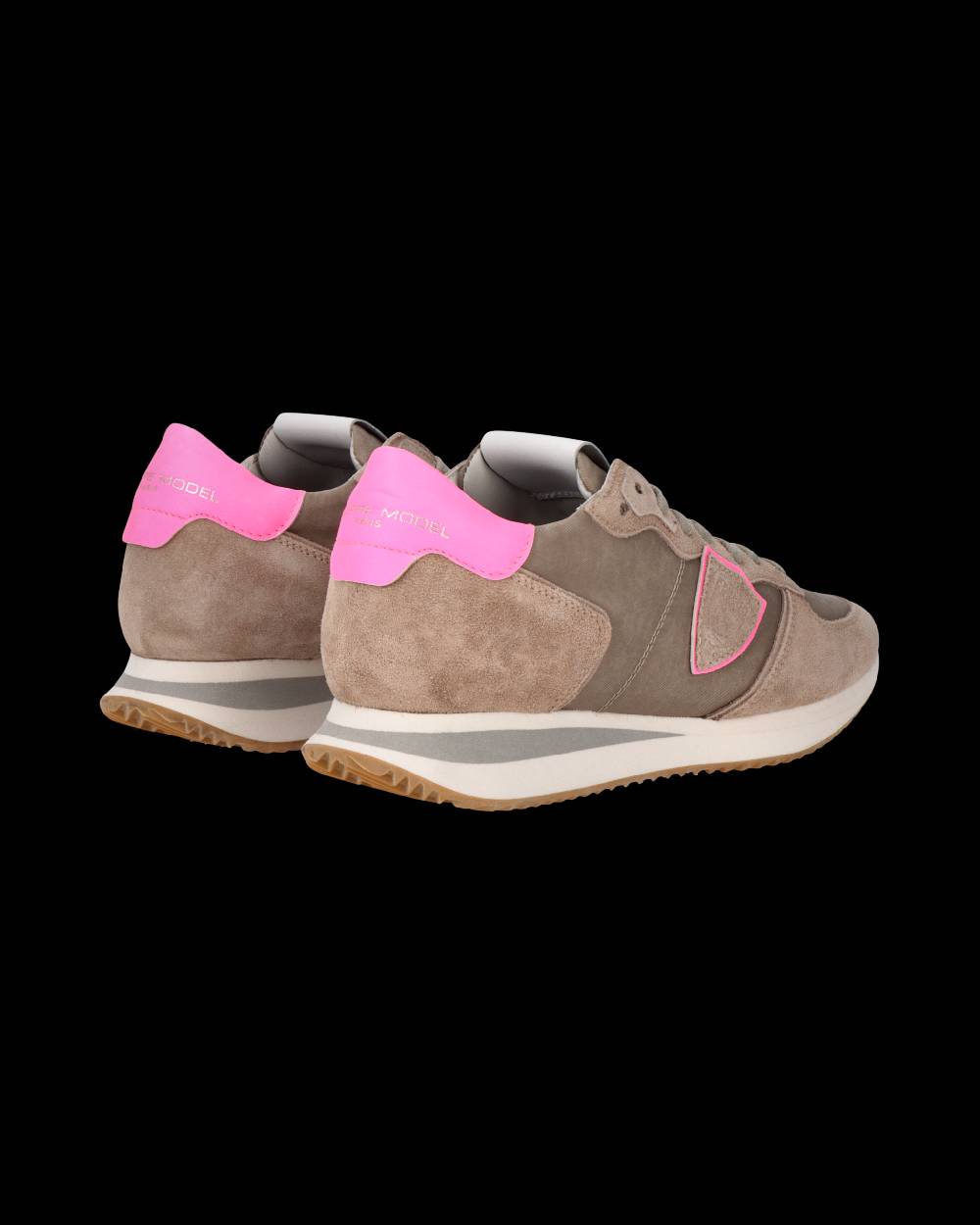 Philippe Model Sneaker Trpx Donna, Beige e Fucsia Pezzi Unici