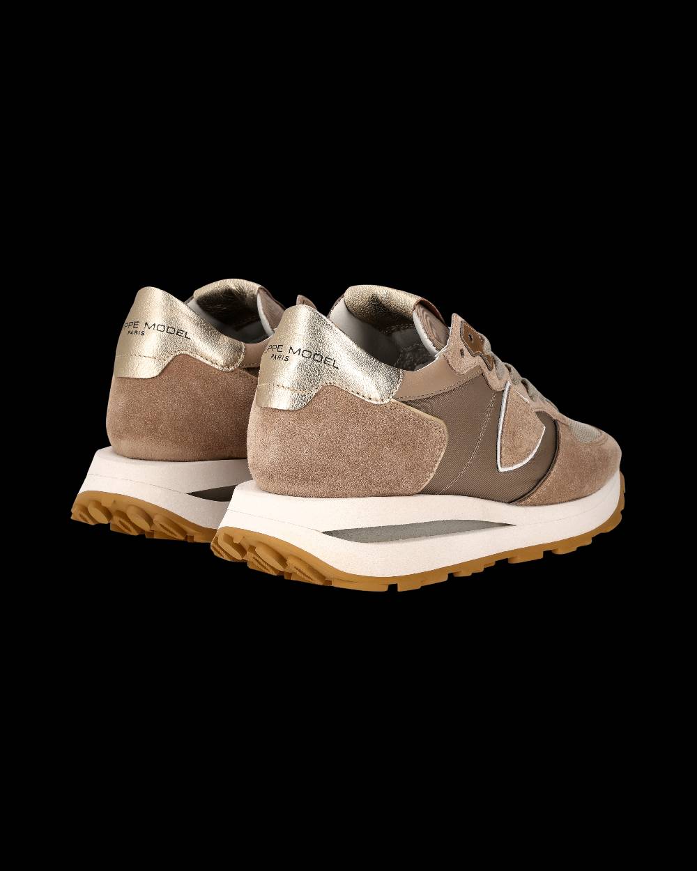 Philippe Model Sneaker Tropez Haute Donna, Beige Soddisfazione Garantita