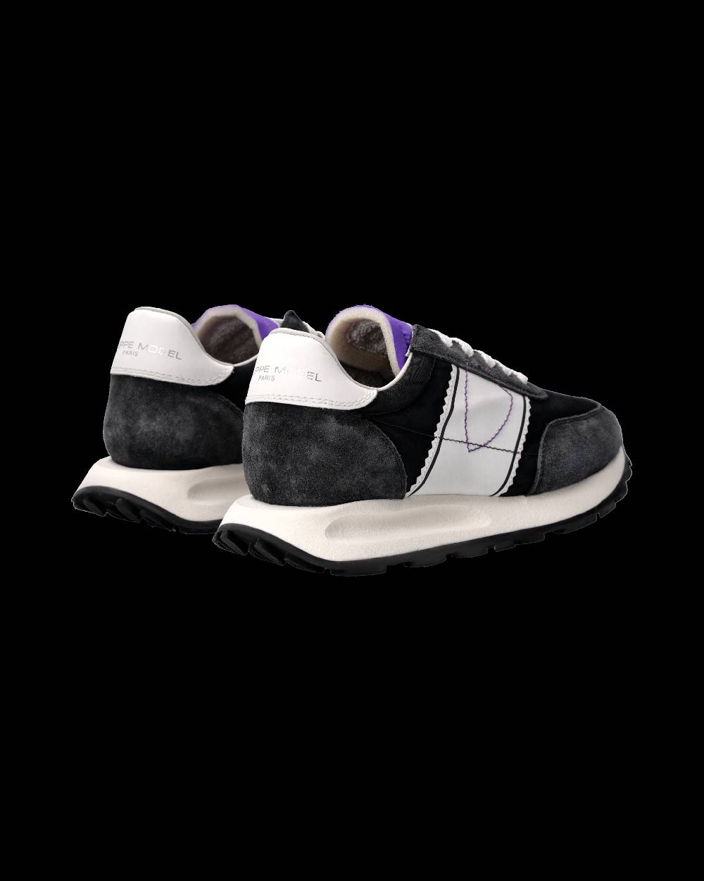 Philippe Model Sneaker Running Tour Donna, Nero e Violetto Online