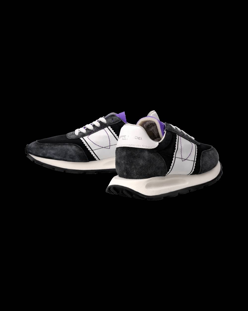 Philippe Model Sneaker Running Tour Donna, Nero e Violetto Online