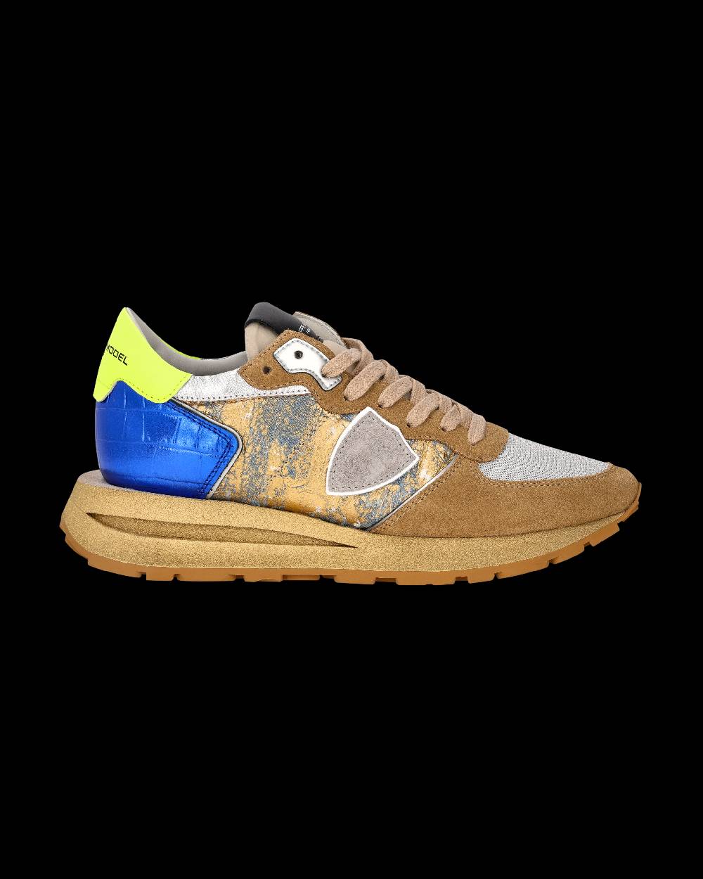 Philippe Model Sneaker Tropez Haute Donna, Sabbia e Bluette Hotsell