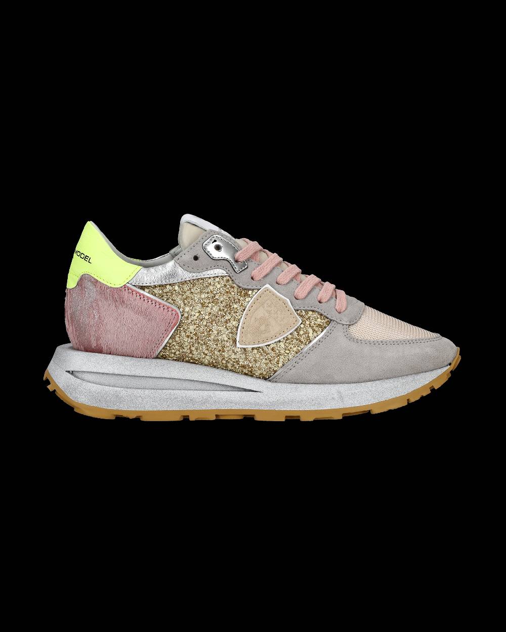 Philippe Model Sneaker basse Tropez Haute donna - oro e giallo Saldi Di Fabbrica
