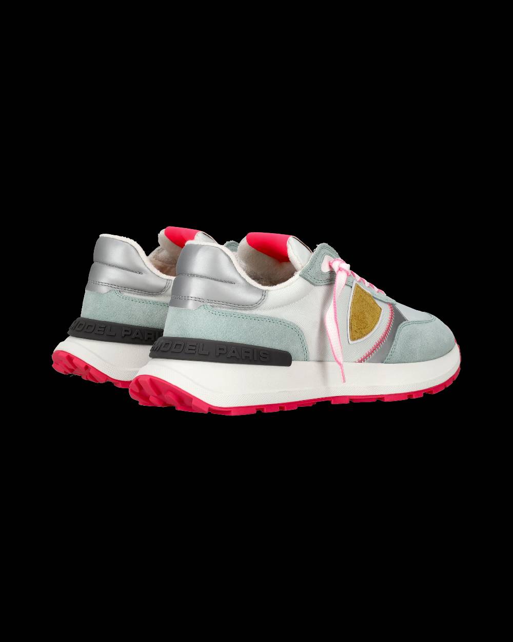 Philippe Model Sneaker bassa Antibes donna - verde acqua e fucsia In Saldo