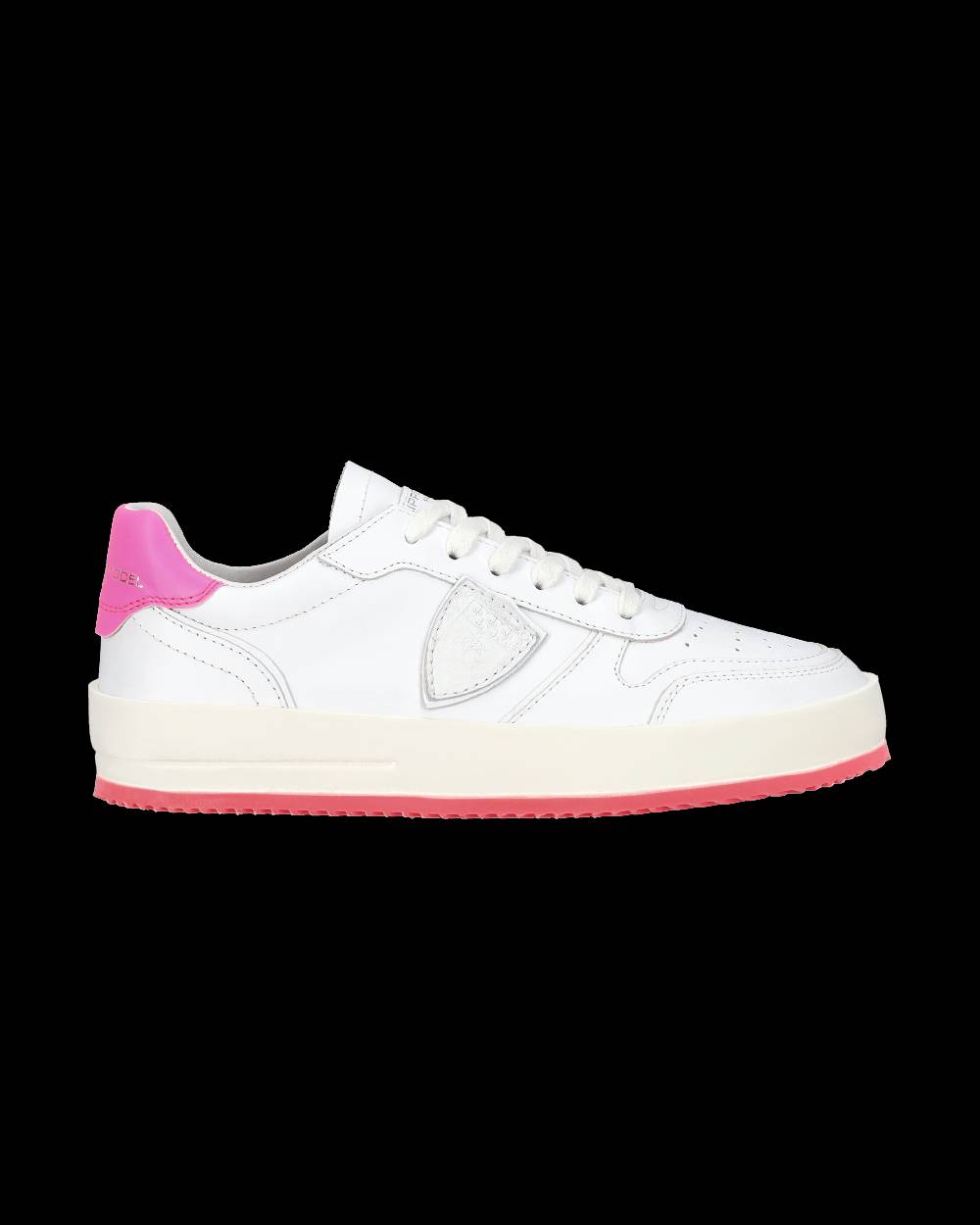 Philippe Model Sneaker bassa Nice donna - bianco e fucsia Moda