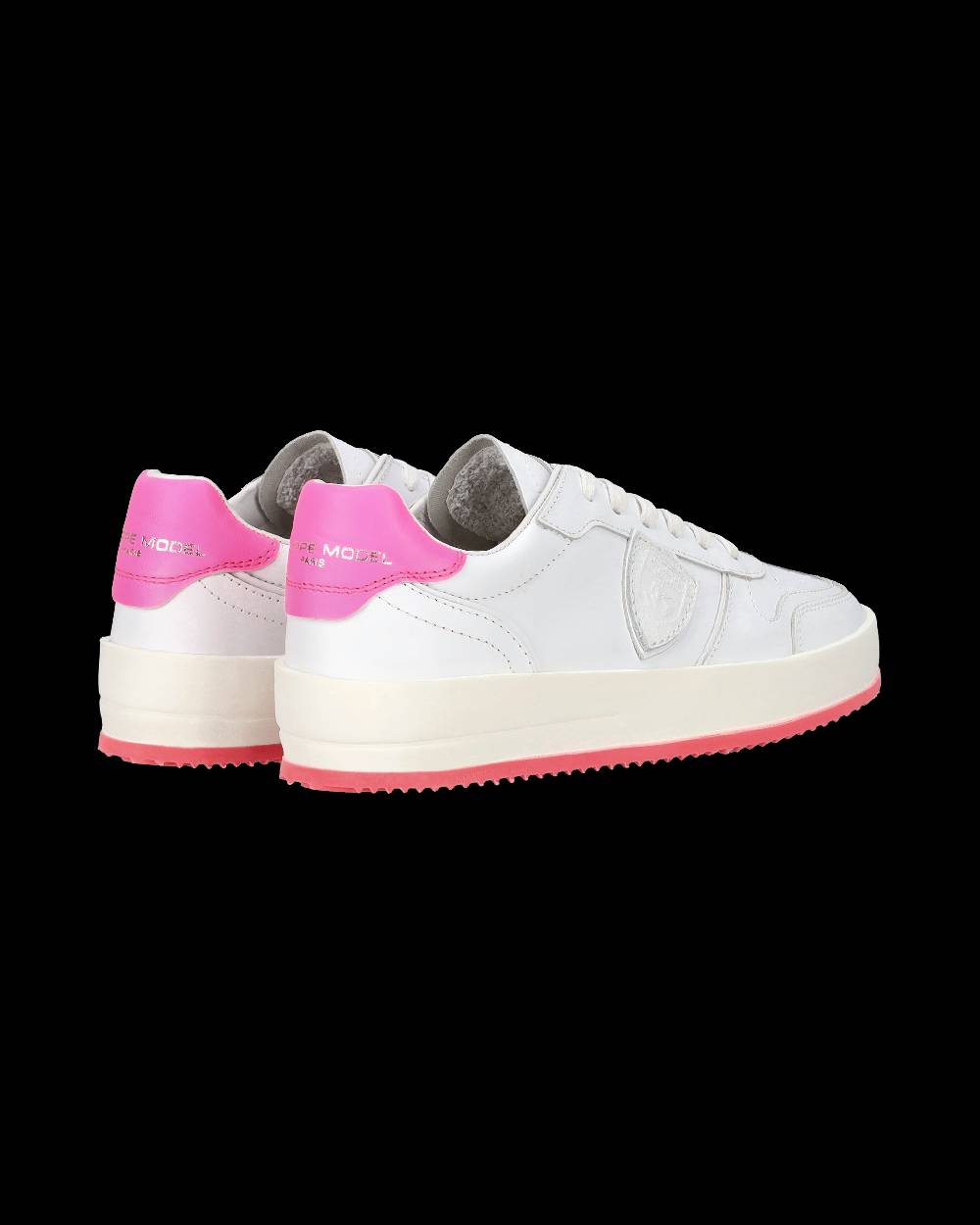 Philippe Model Sneaker bassa Nice donna - bianco e fucsia Moda