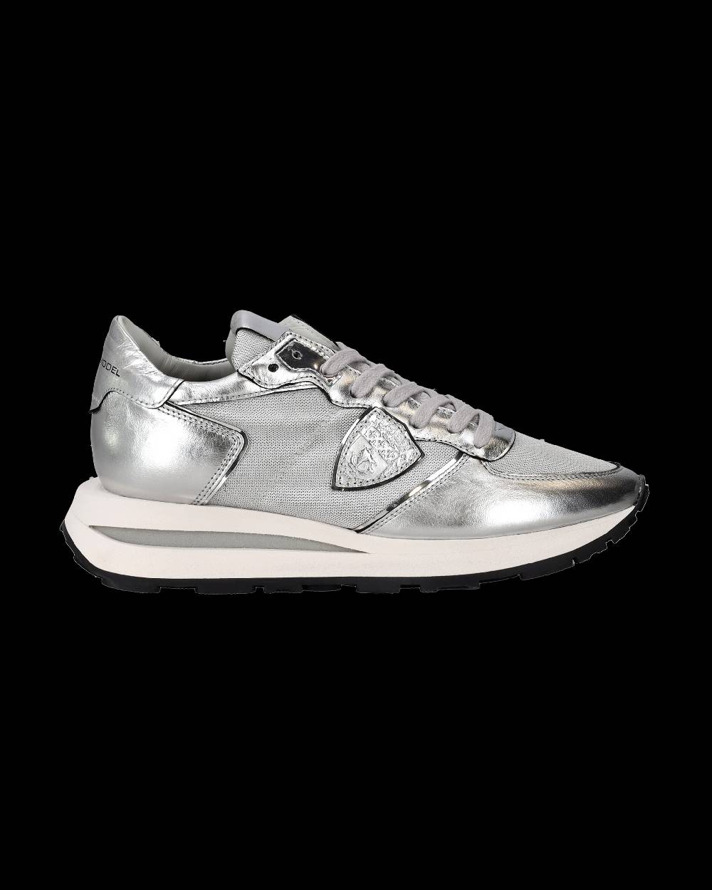 Philippe Model Sneaker basse Tropez Haute donna - argento Italy