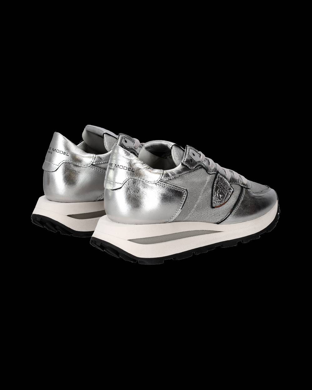 Philippe Model Sneaker basse Tropez Haute donna - argento Italy