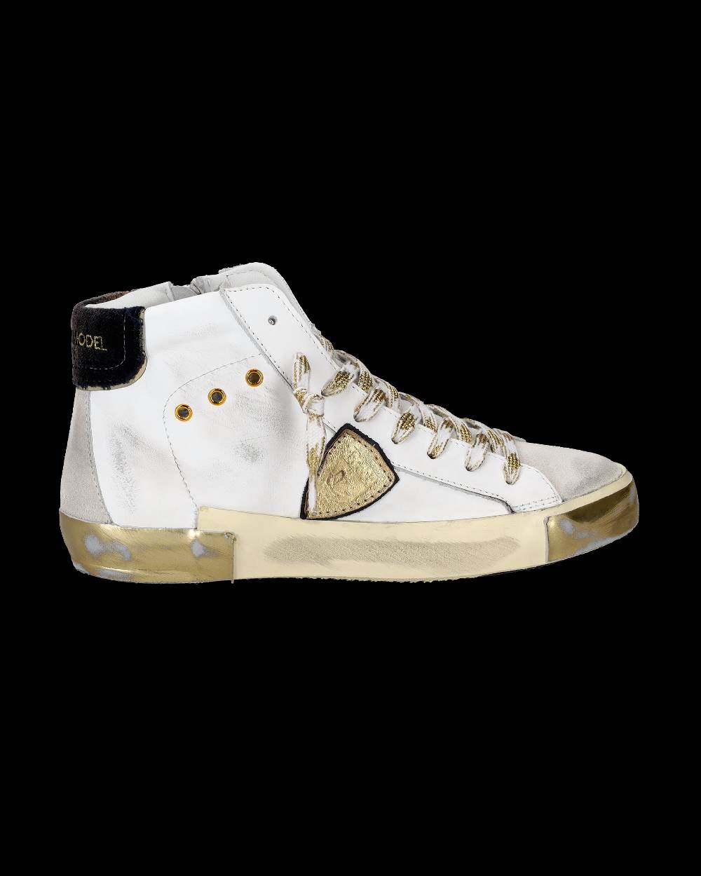Philippe Model Sneaker high Paris donna - bianco e oro Italia