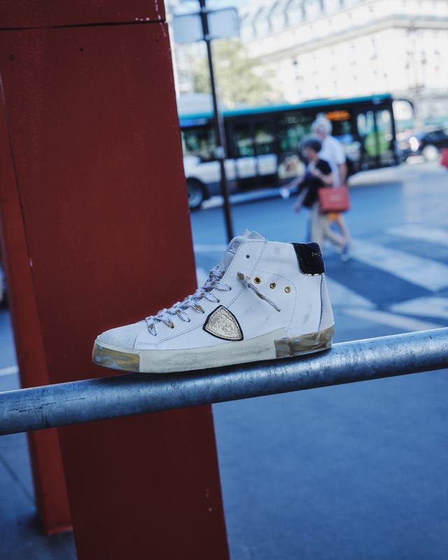 Philippe Model Sneaker high Paris donna - bianco e oro Italia
