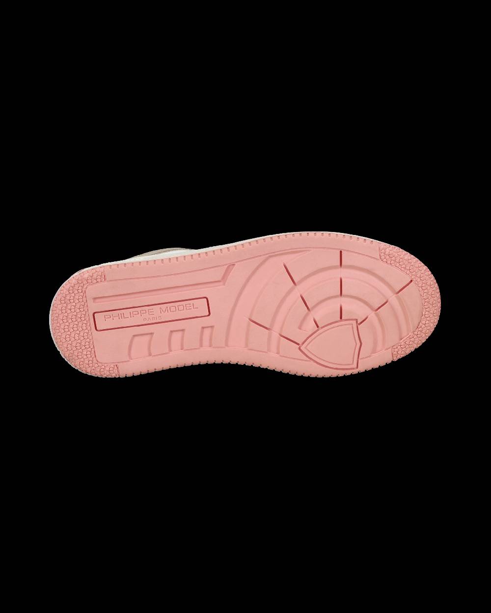 Philippe Model Sneakers Lyon da Donna Bianche e Rosa in Pelle Riciclata Qualità Garantita