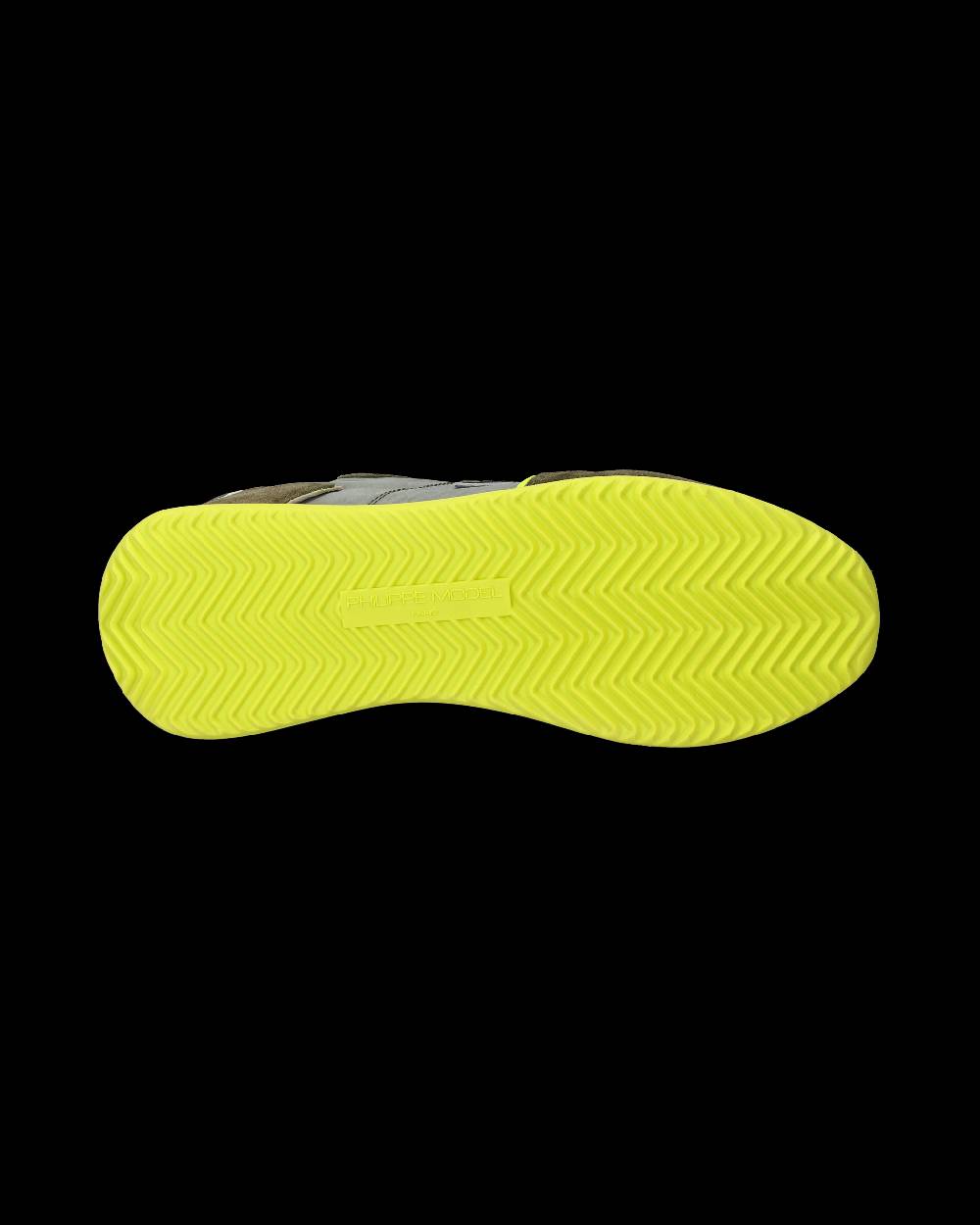 Philippe Model Sneakers Trpx da Uomo Verde militare e Gialle in Tessuto Tecnico Acquista Ora