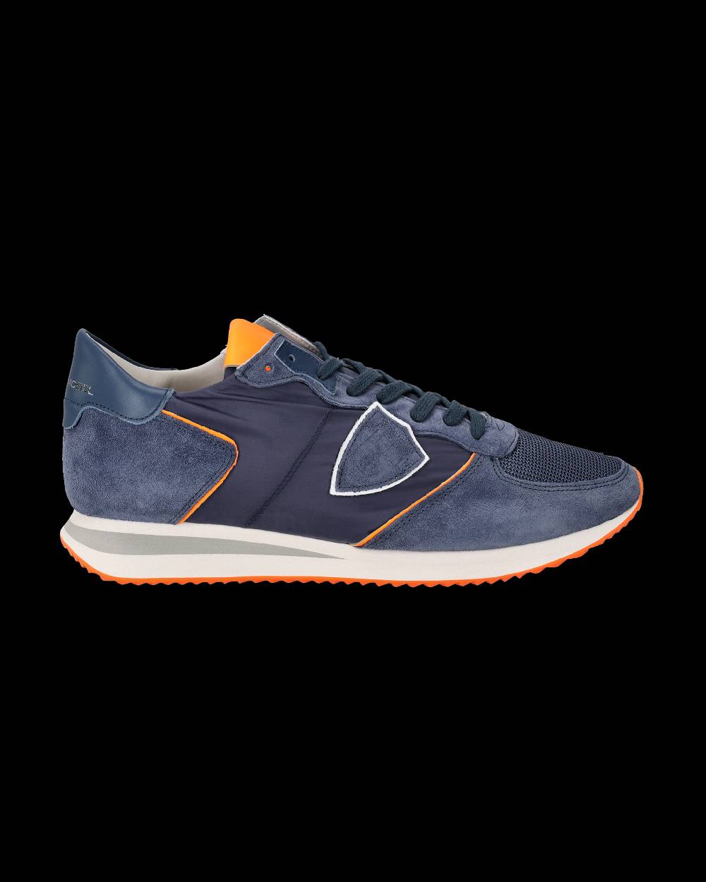 Philippe Model Sneakers Trpx da Uomo Blu e Arancioni in Tessuto Tecnico Consegna Veloce