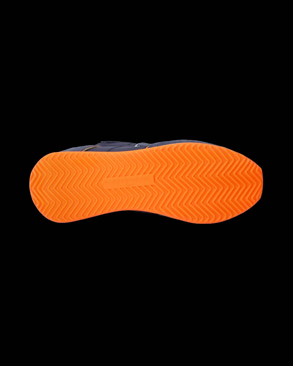 Philippe Model Sneakers Trpx da Uomo Blu e Arancioni in Tessuto Tecnico Consegna Veloce