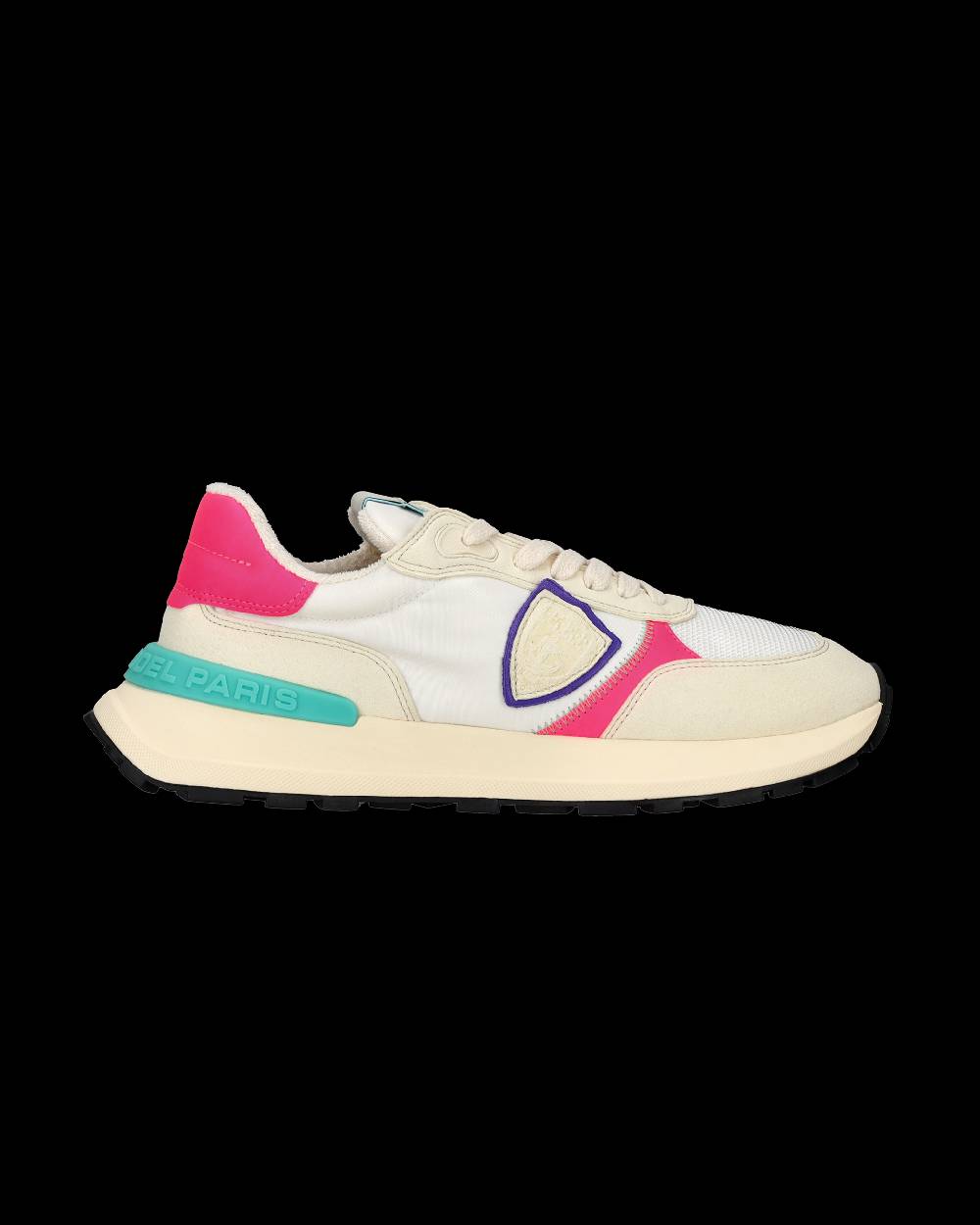 Philippe Model Sneakers Antibes da Donna Bianche e Fucsia in Tessuto Tecnico Fino Al -60%