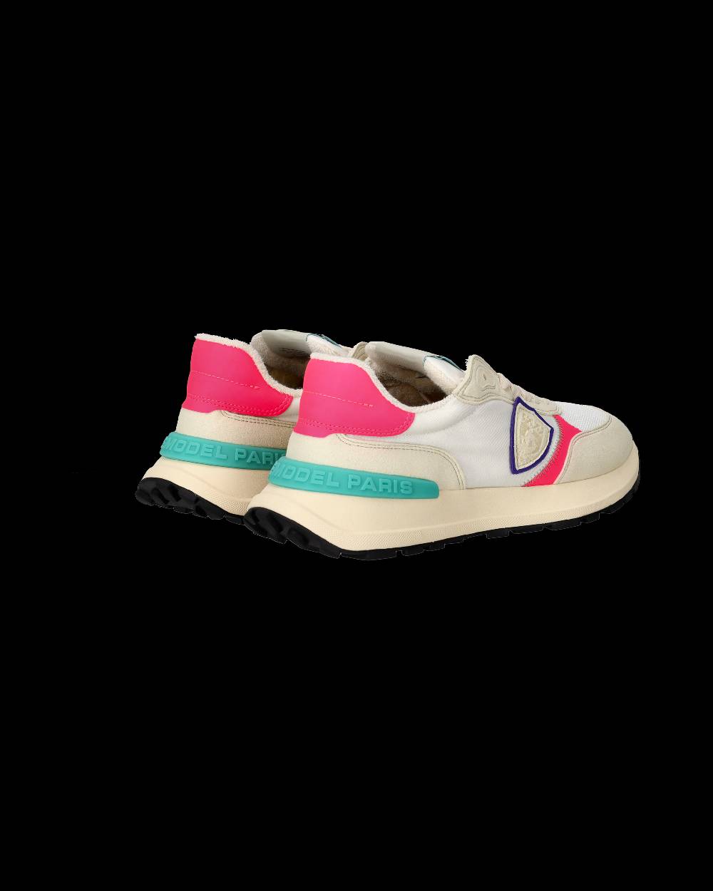 Philippe Model Sneakers Antibes da Donna Bianche e Fucsia in Tessuto Tecnico Fino Al -60%