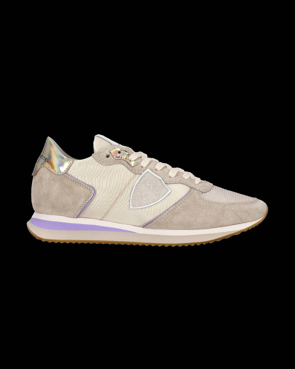 Philippe Model Sneaker bassa Trpx donna - beige e violetto Sottocosto