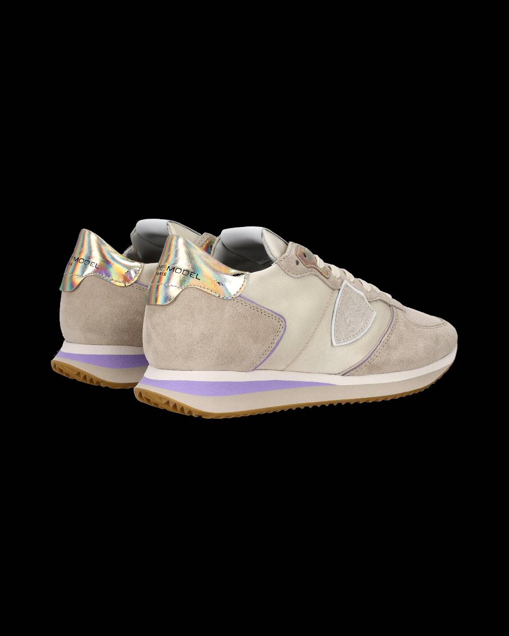 Philippe Model Sneaker bassa Trpx donna - beige e violetto Sottocosto