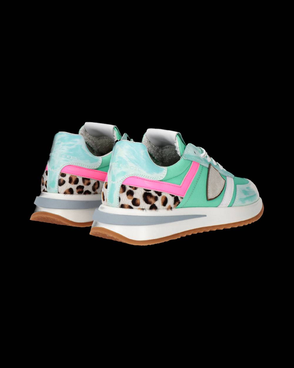 Philippe Model Sneakers Tropez 2.1 da Donna Verde acqua in Tessuto Tecnico Online