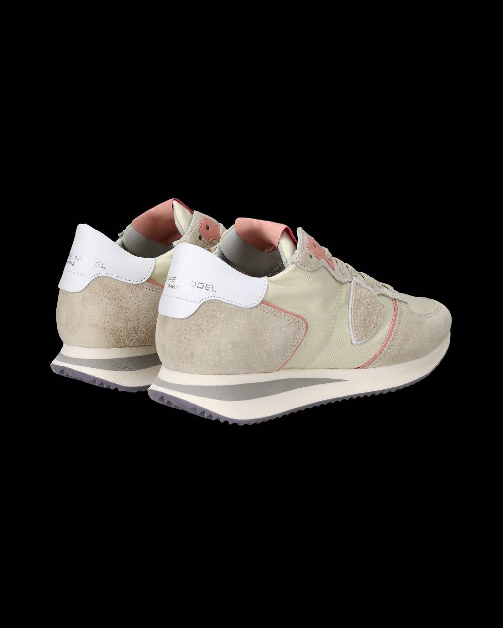 Philippe Model Sneakers Trpx da Donna Rosa Latte in Tessuto Tecnico Saldi