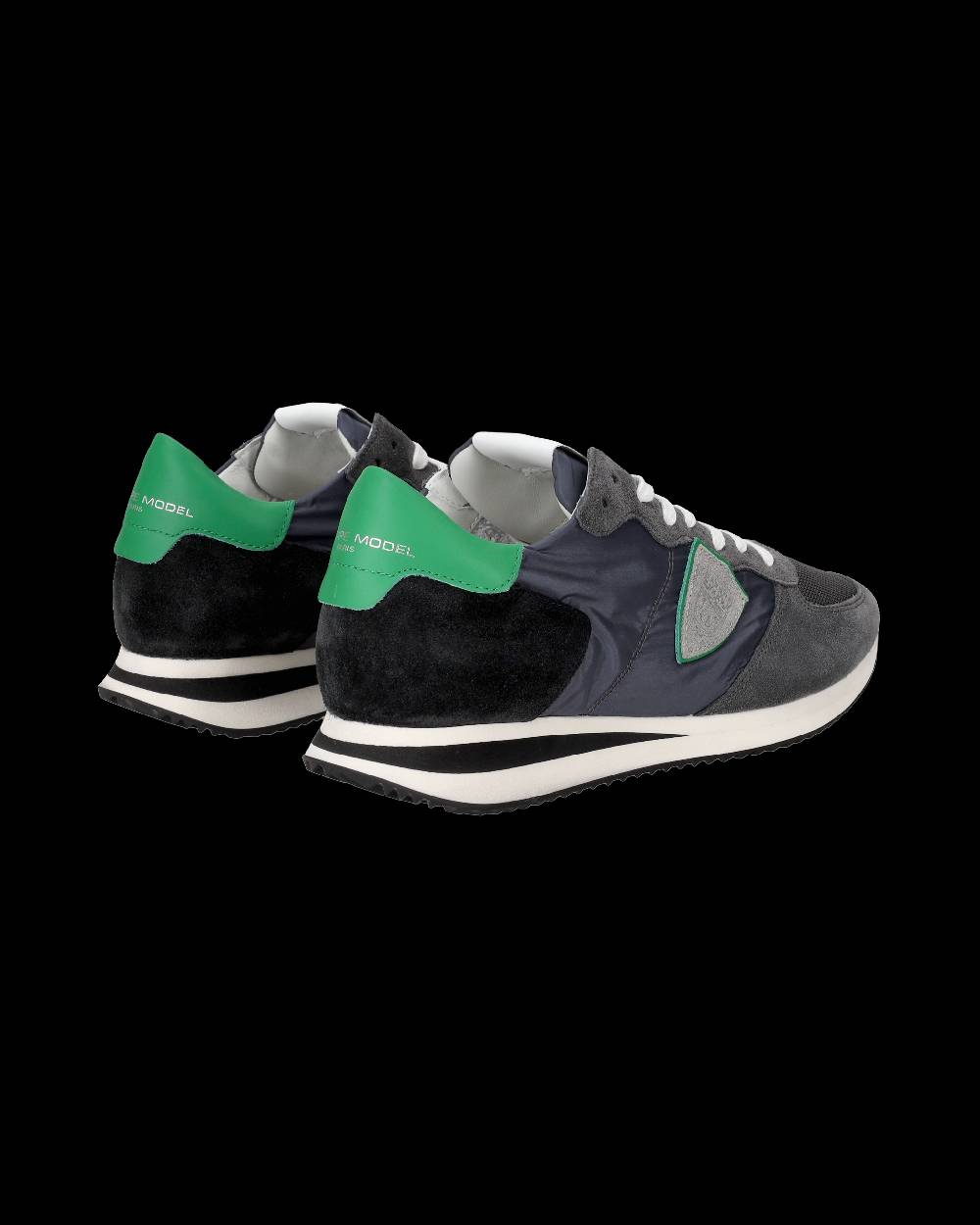 Philippe Model Sneakers Trpx da Uomo Grigie in Tessuto Tecnico Saldi Di Fabbrica