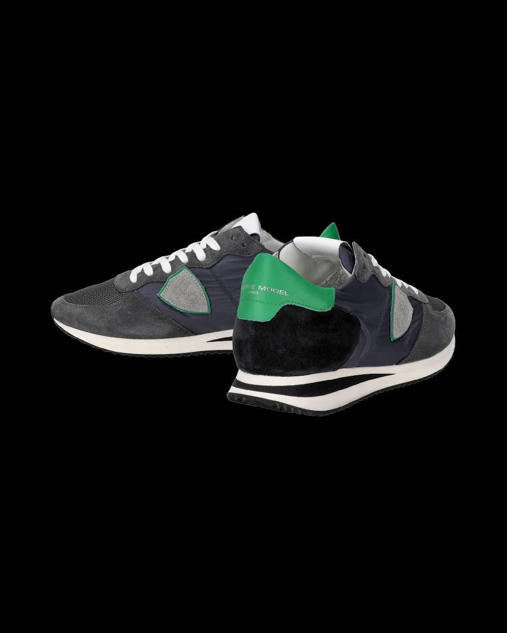 Philippe Model Sneakers Trpx da Uomo Grigie in Tessuto Tecnico Saldi Di Fabbrica