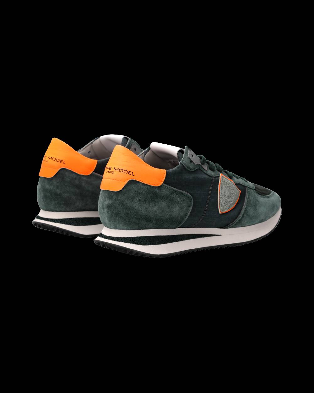 Philippe Model Sneaker Trpx Uomo, Verde e Arancione Italia