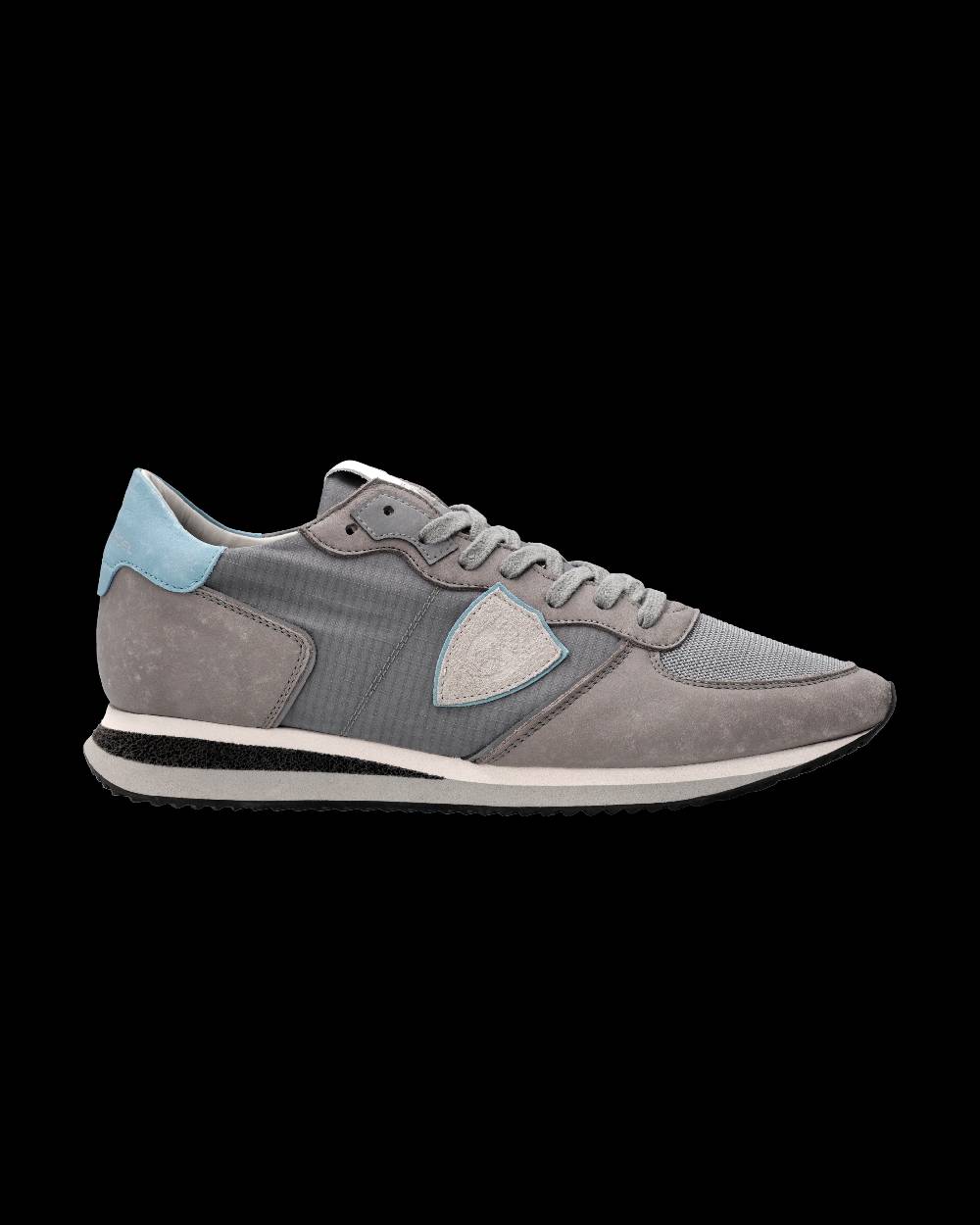 Philippe Model Sneaker Trpx Uomo, Grigio e Azzurro In Linea