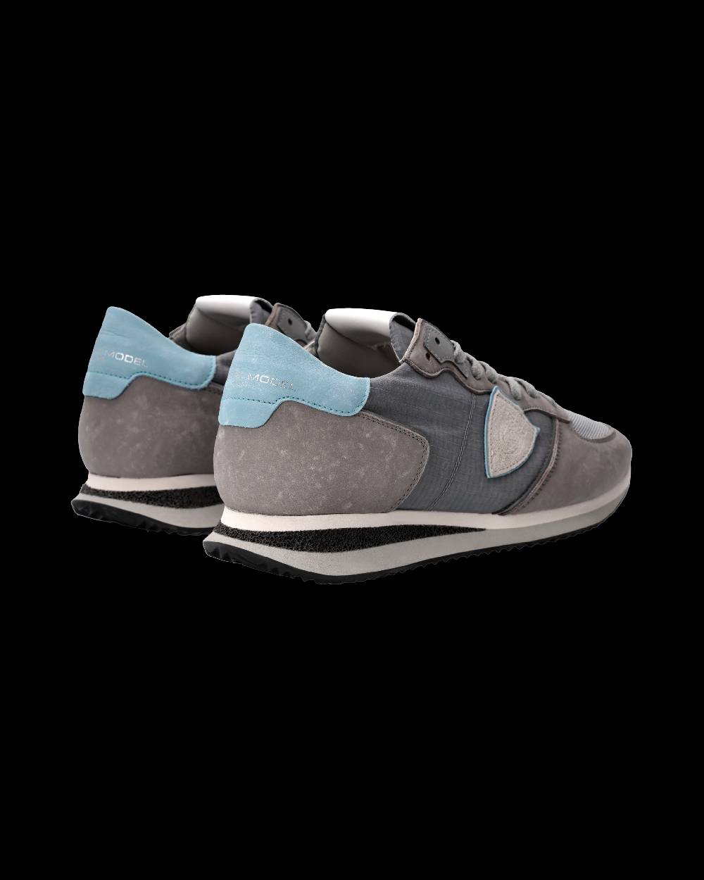Philippe Model Sneaker Trpx Uomo, Grigio e Azzurro In Linea