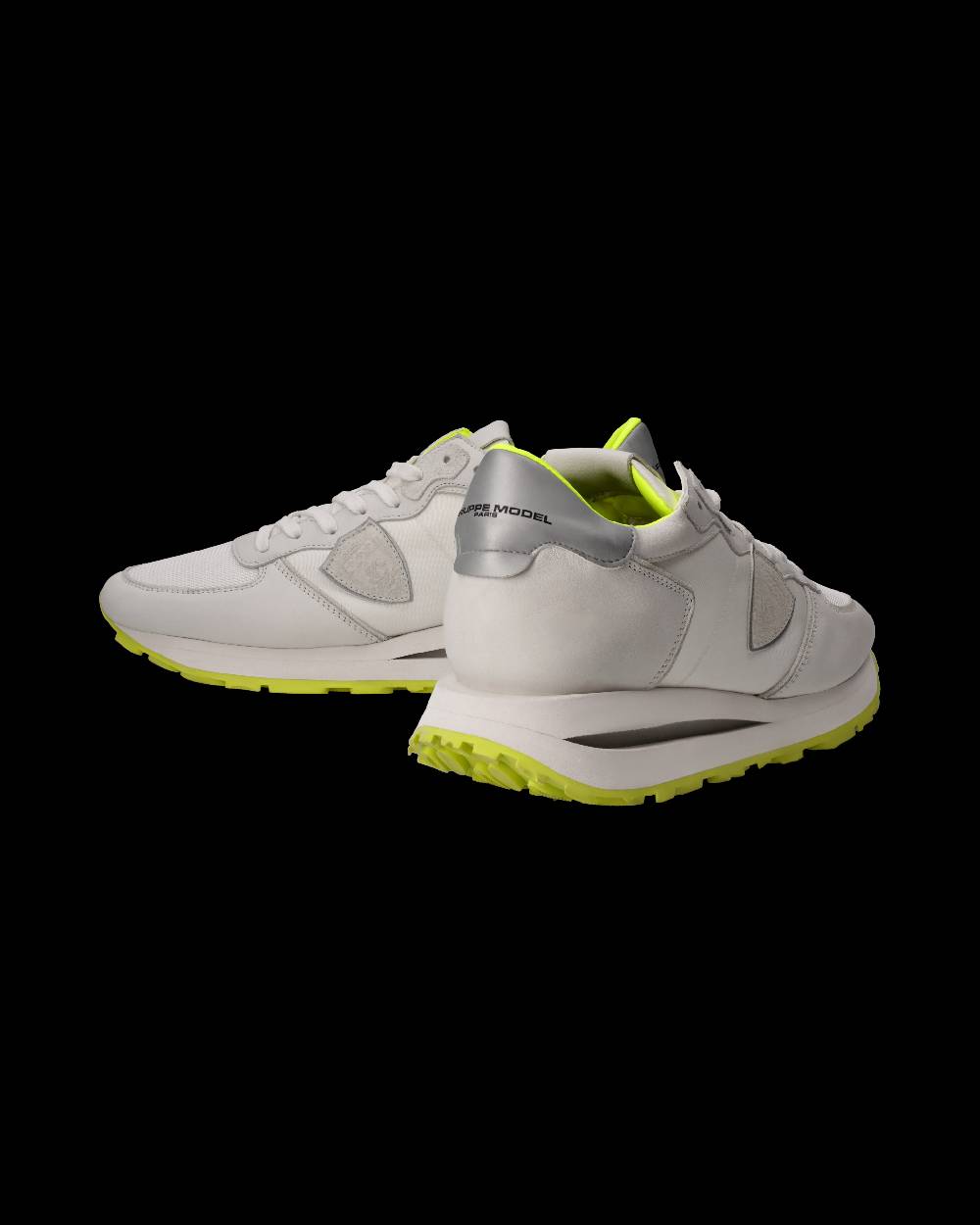 Philippe Model Sneaker Tropez Haute Uomo, Bianco e Giallo Fluo Offerta speciale della fabbrica