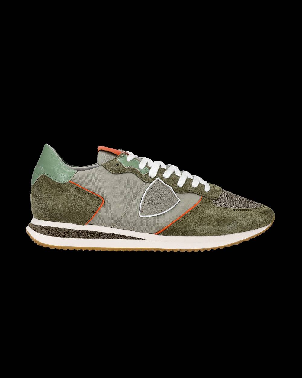 Philippe Model Sneaker bassa Trpx uomo - verde e arancio Spedizione Gratuita