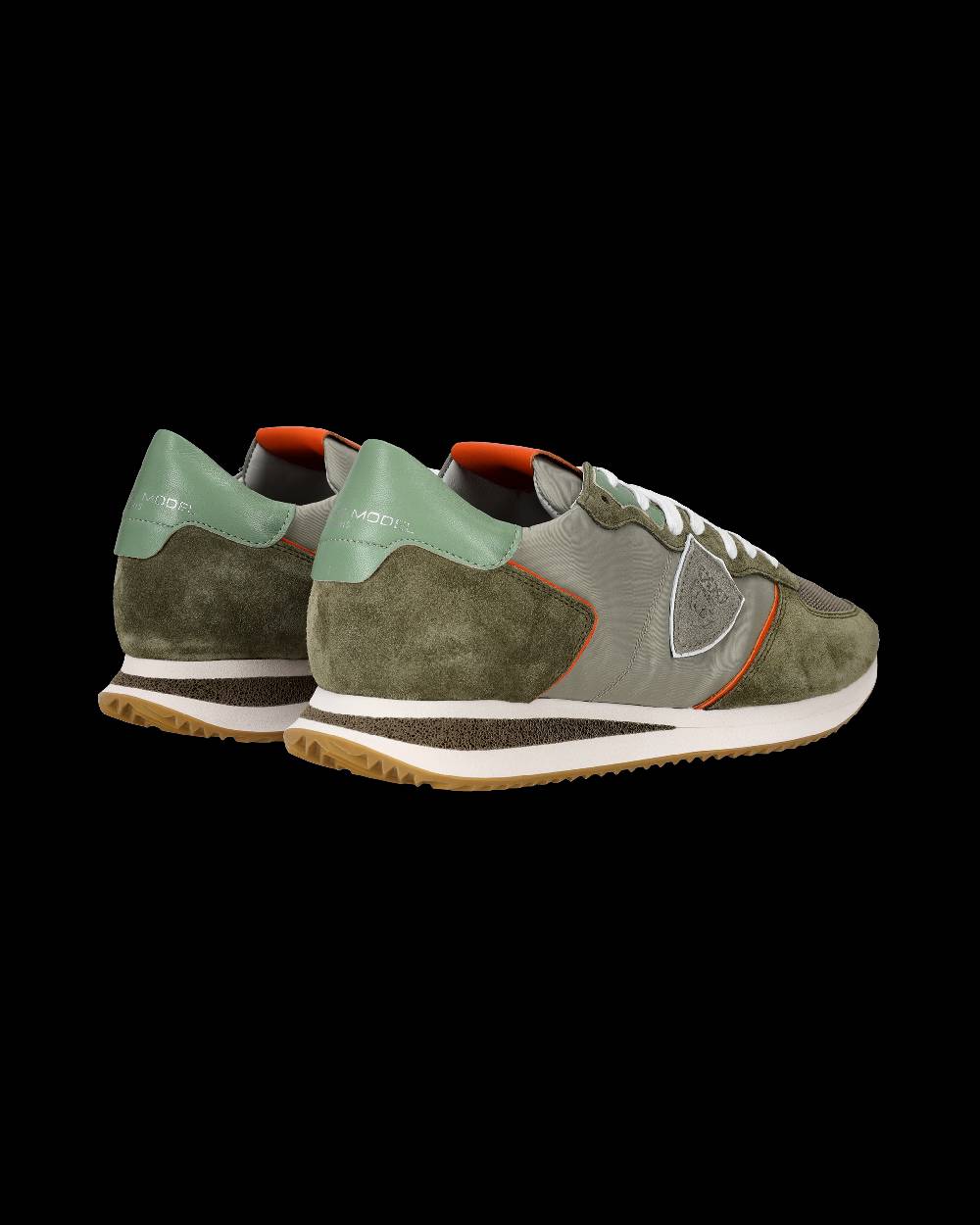 Philippe Model Sneaker bassa Trpx uomo - verde e arancio Spedizione Gratuita