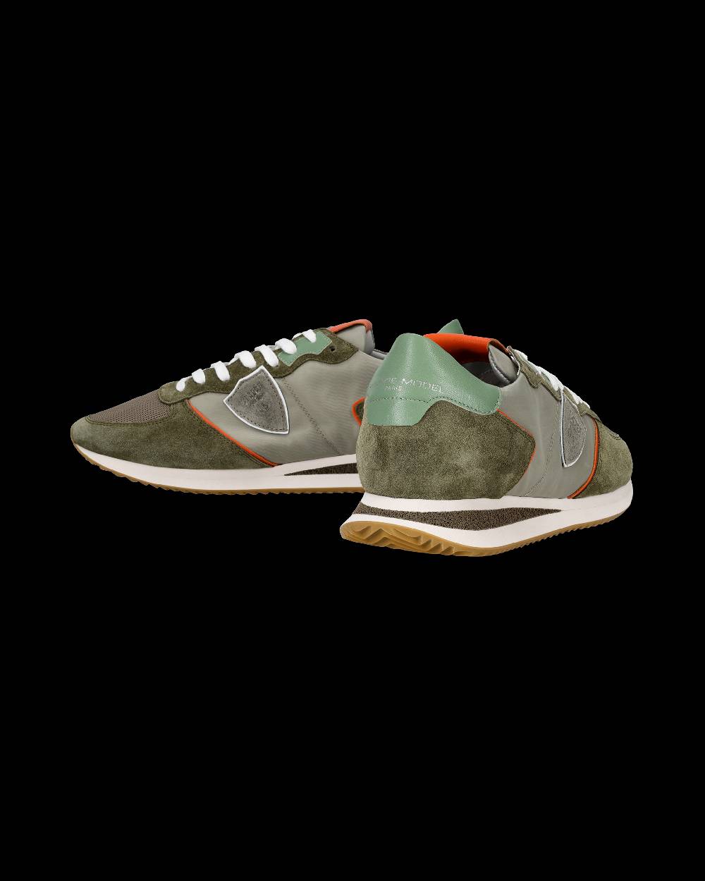 Philippe Model Sneaker bassa Trpx uomo - verde e arancio Spedizione Gratuita