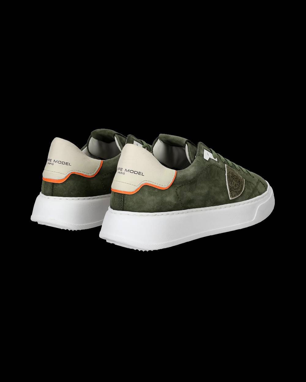Philippe Model Sneaker basse Temple uomo - verde militare Negozi Online