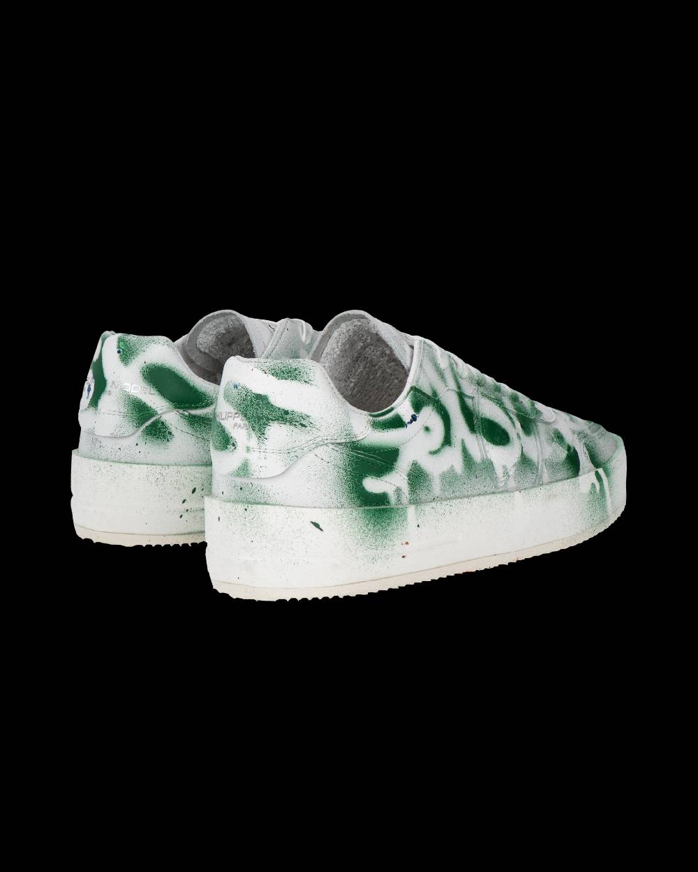 Philippe Model Sneaker bassa Nice uomo - bianco e verde Outlet