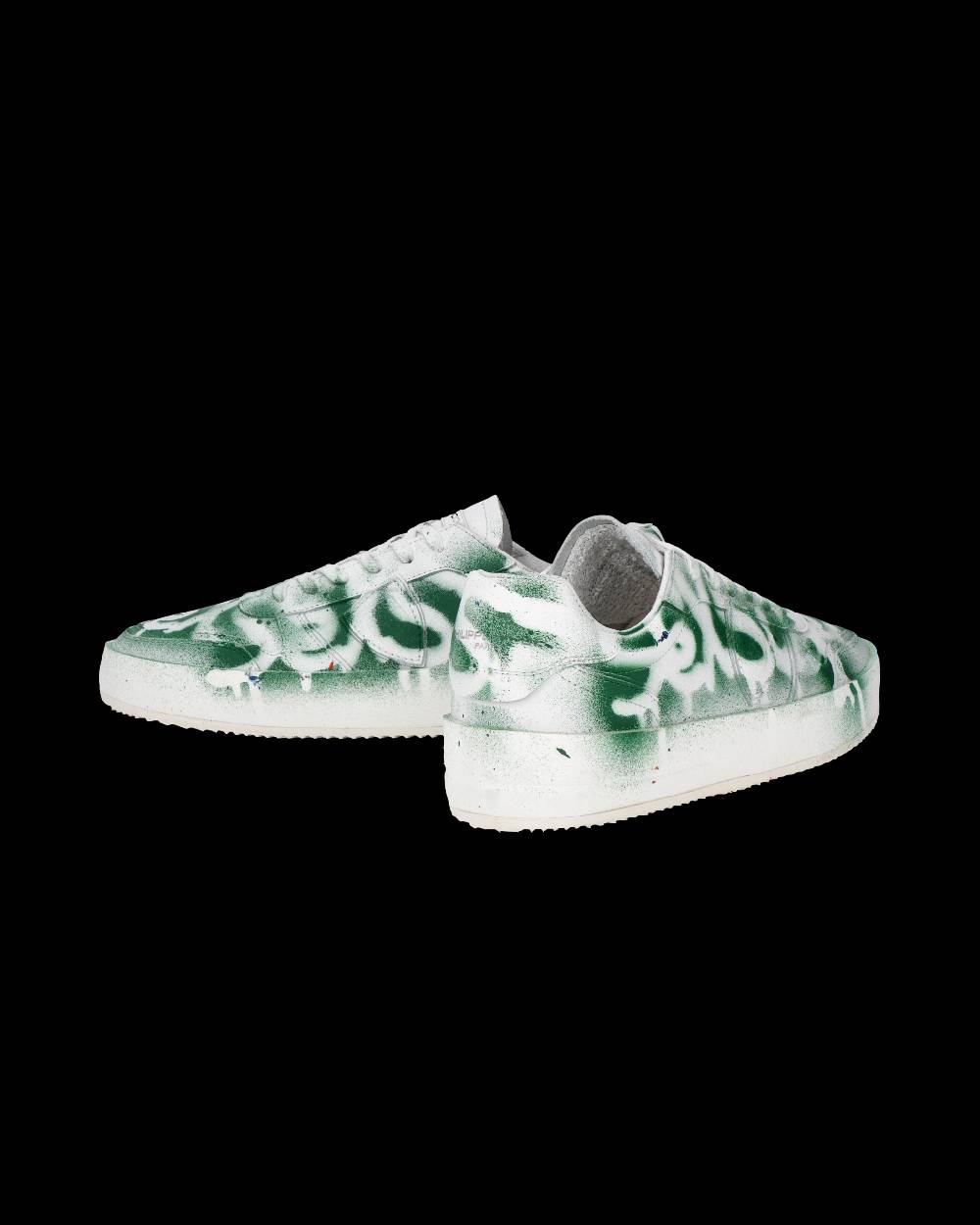 Philippe Model Sneaker bassa Nice uomo - bianco e verde Outlet