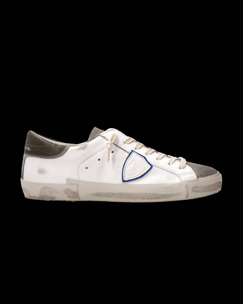 Philippe Model Sneaker Prsx Uomo, Bianco e Antracite Vendita Calda