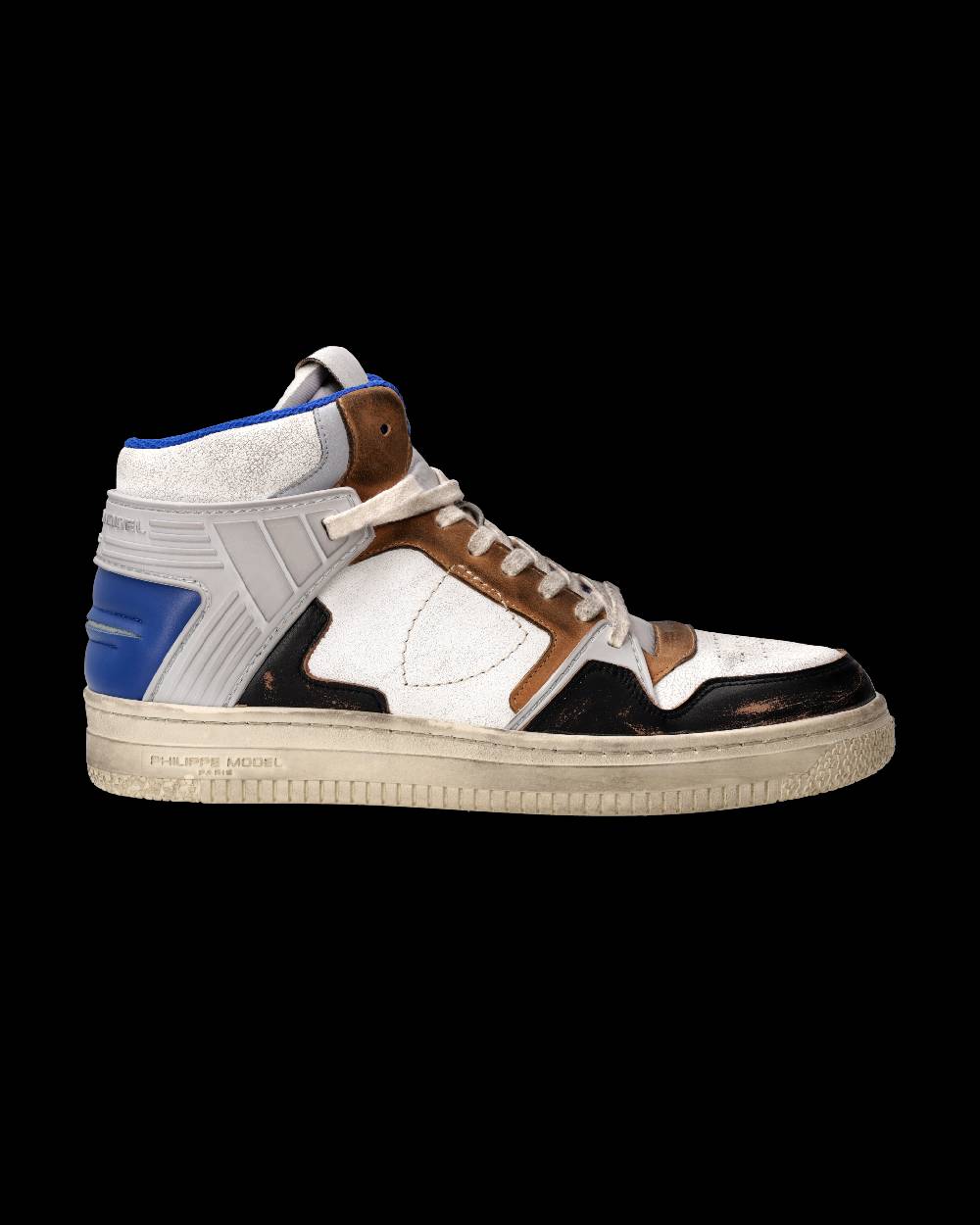 Philippe Model Sneaker La Grande Uomo, Bianco e Blu I Più Venduti