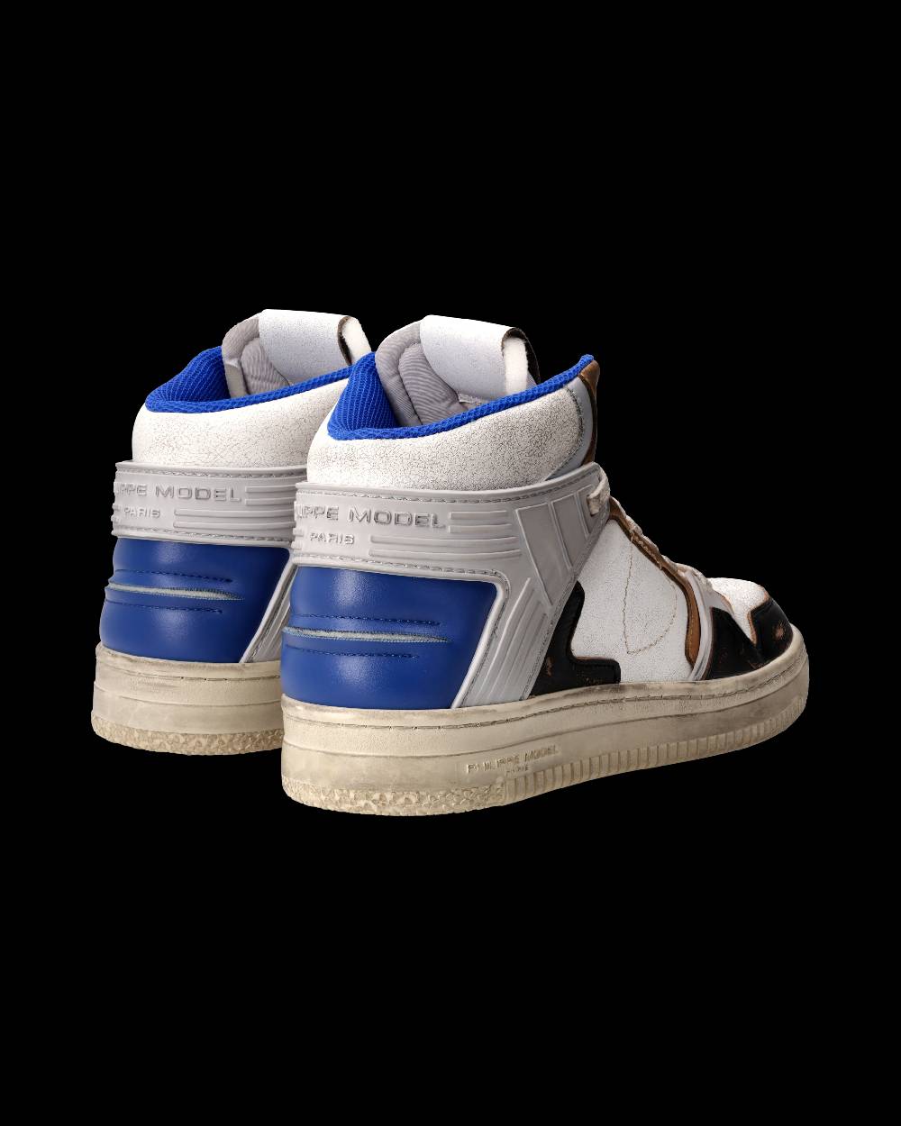 Philippe Model Sneaker La Grande Uomo, Bianco e Blu I Più Venduti