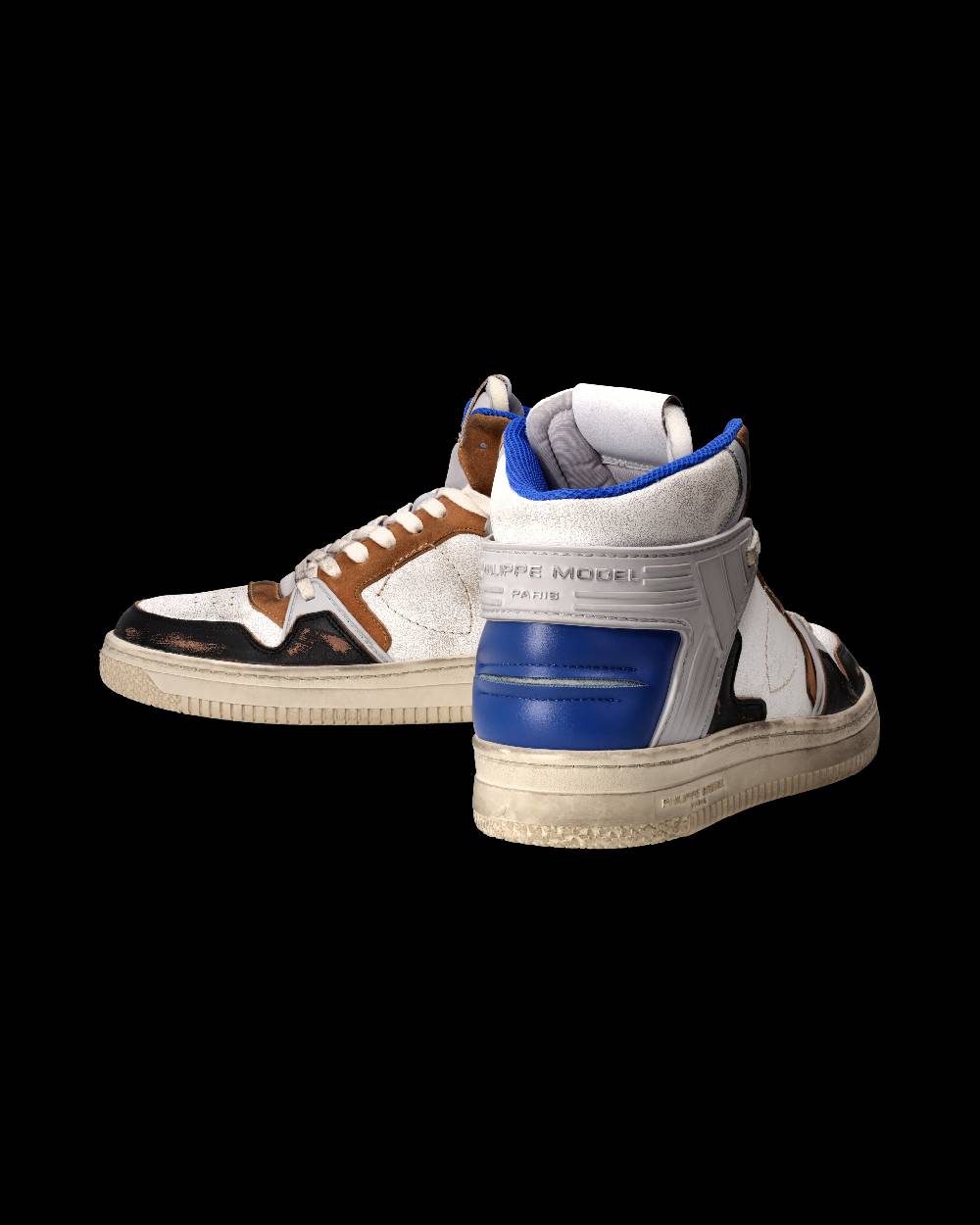 Philippe Model Sneaker La Grande Uomo, Bianco e Blu I Più Venduti