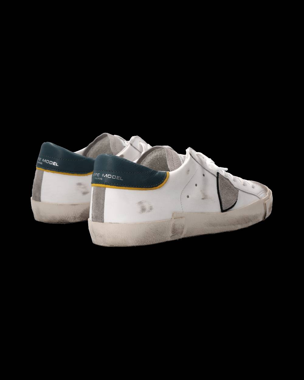 Philippe Model Sneaker Prsx Uomo, Bianco e Verde Negozio