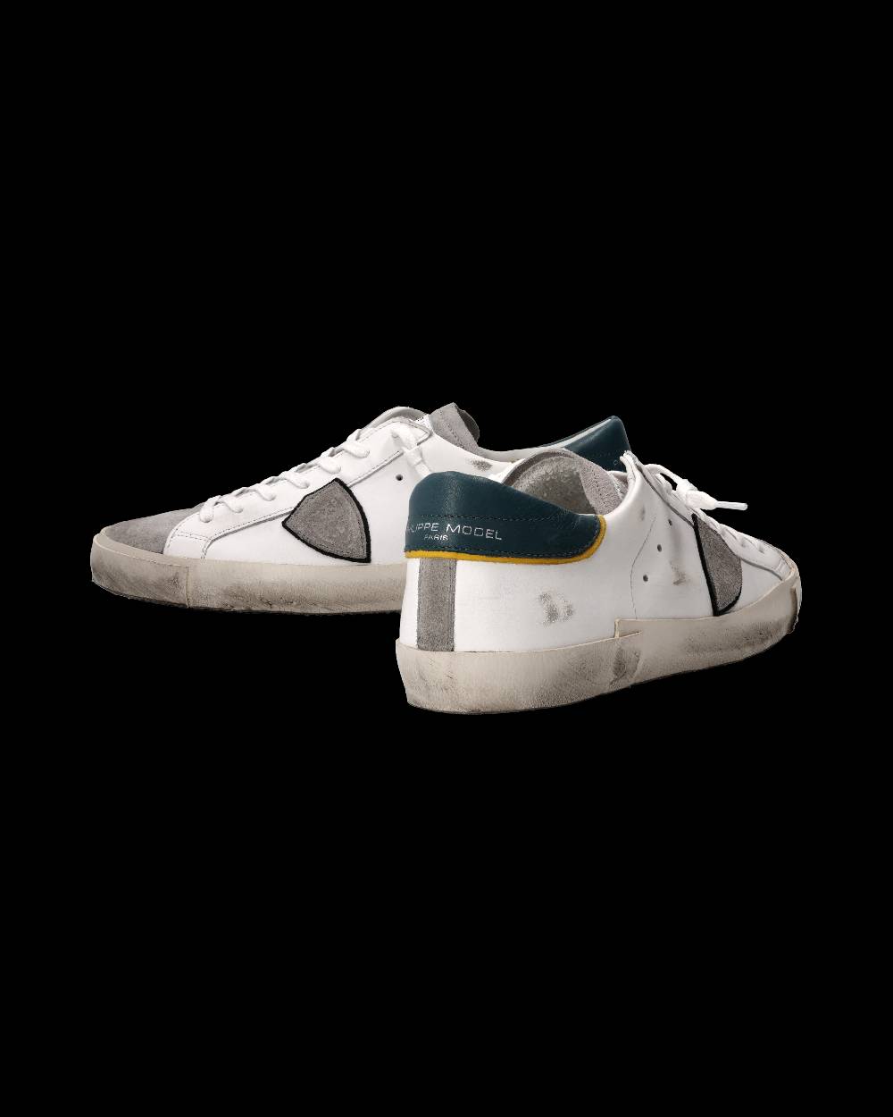 Philippe Model Sneaker Prsx Uomo, Bianco e Verde Negozio
