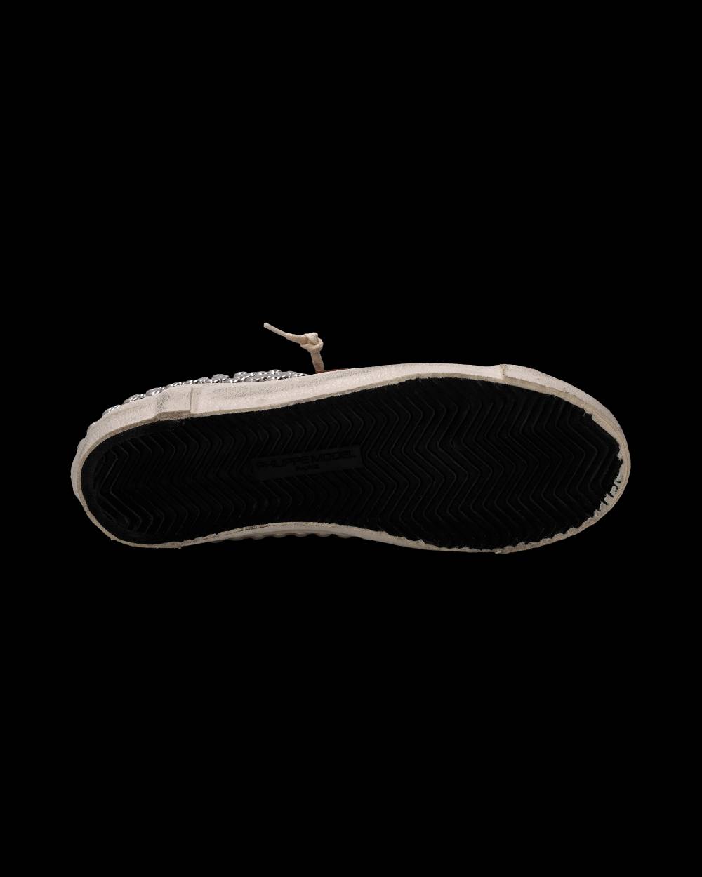 Philippe Model Sneaker Prsx Uomo, Nero Used Borchie Moda